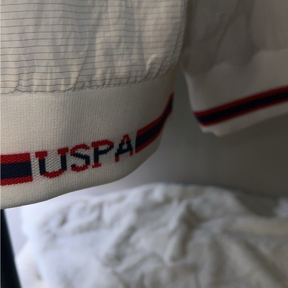 US POLO ASSN NWOT White Men's Jacket Windbreaker XL-2XL - Picture 8 of 8